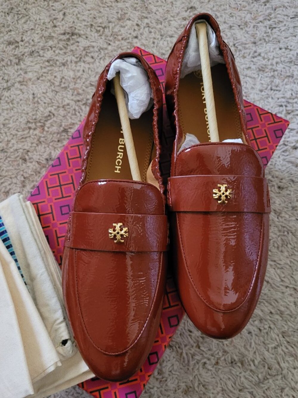 NIB Tory Burch Ballet Loafers Naplak - 9